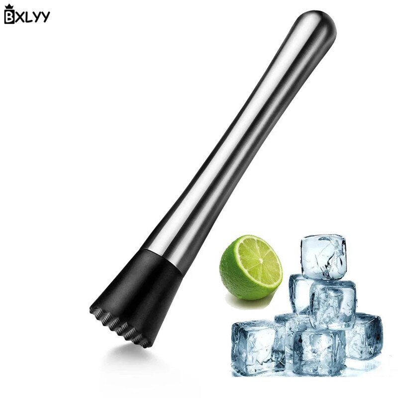 BXLYY de acero inoxidable cóctel barman Mojito Mint Blender DIY bebida Ice Crush Bar herramienta de cocina accesorios de cocina .8z