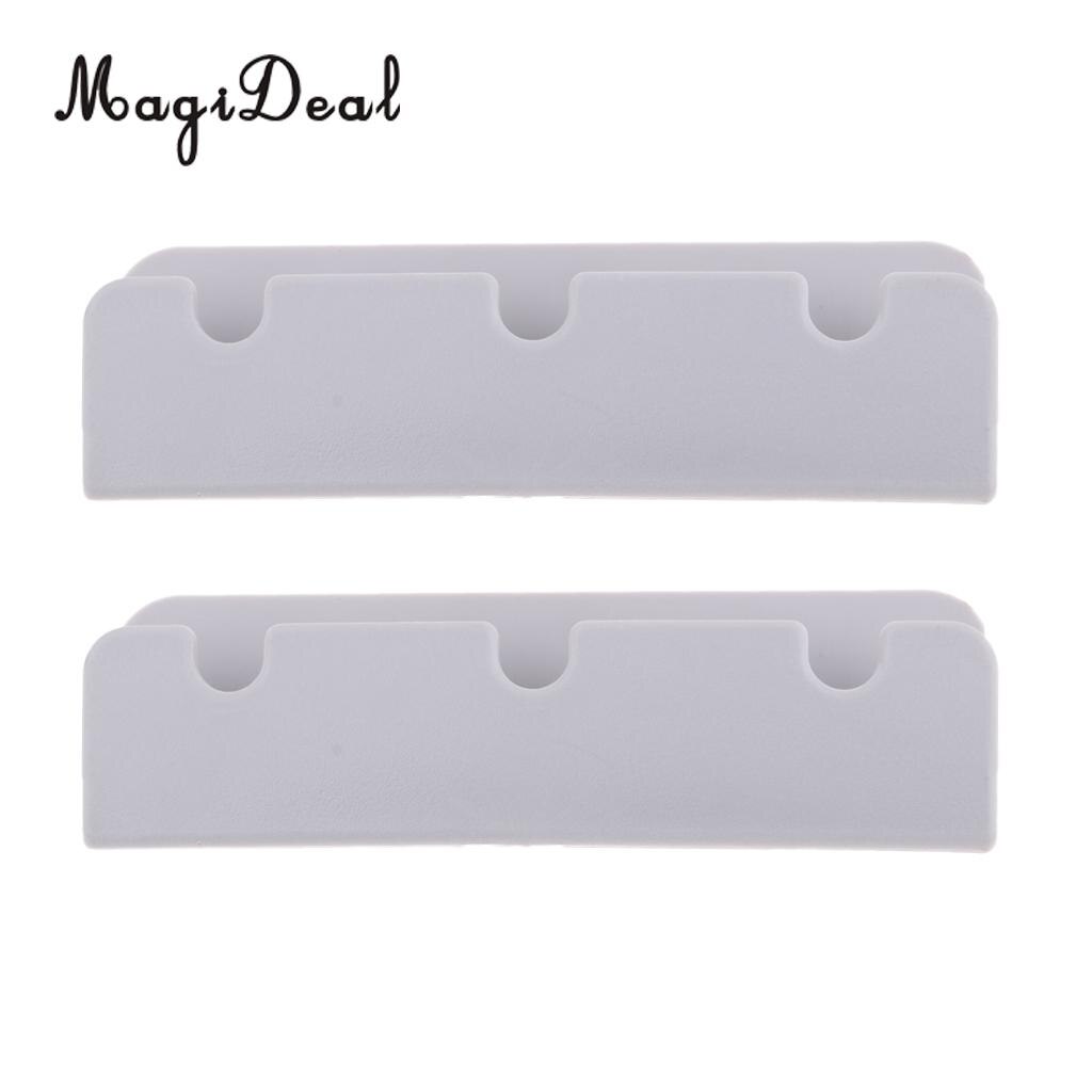 2Pcs Gray PVC Boat Seat Hook Clip Brackets for Inflatable Boat Rib Dinghy Kayak Canoe Marine Boat Accessories