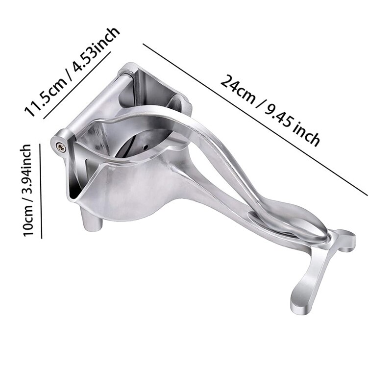 Aluminium Alloy Manual Juice Squeezer, Fruit Juicer Hand Squeezer, Easy Use Heavy Duty Lemon Citrus Juicer, Kitchen Accessories: L