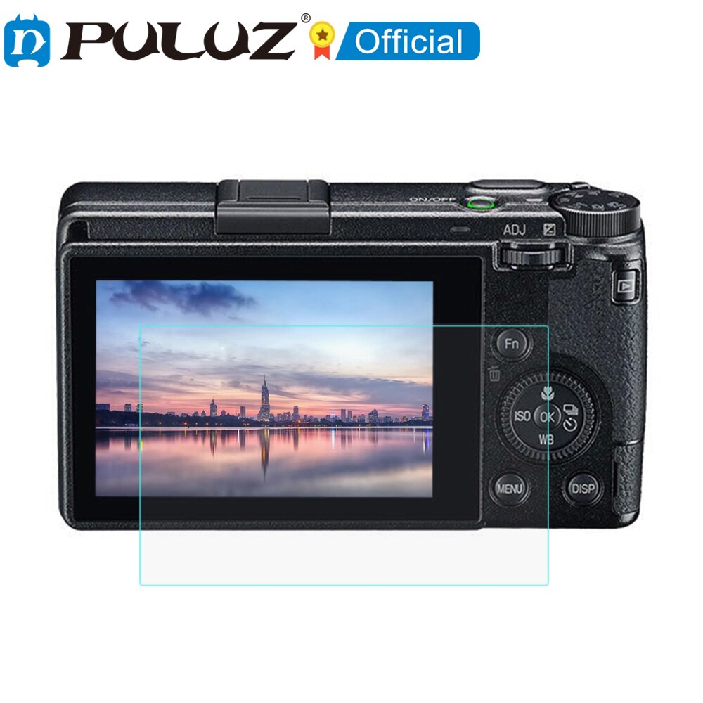 Puluz 2.5d 9h herdet glassfilm til ricoh gr iii skjermbeskytter