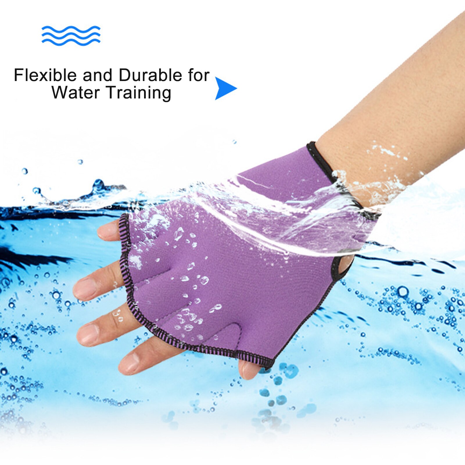 Zwemvliezen Zwemmen Handschoenen Aquatic Traning Peddels Water Weerstand Duiken Hand Peddels Voor Zwemmen Duiken Training Handschoenen