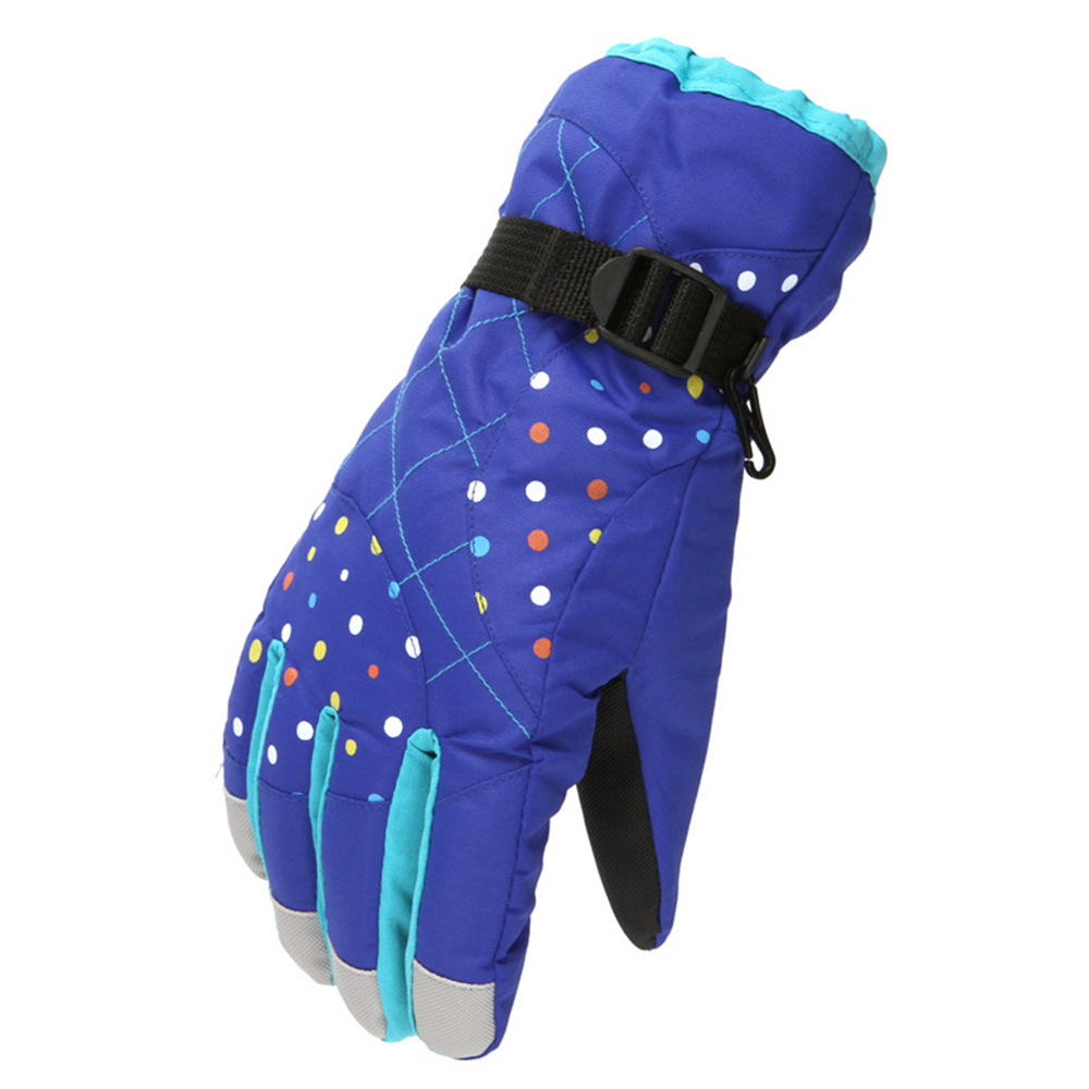 2022 Women Gloves Girls Winter Ski Gloves Snowboard Snowmobile Motorcycle Windproof Warm Full Finger Skiing Gloves