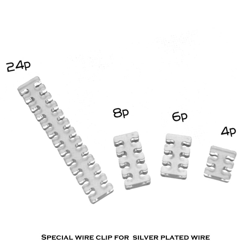 PSU Cable Slot Manager Comb PC Module Line Seat Silver Jacketed Wire Clip 1.8-2mm ATX/GPU/CPU 24Pin 8Pin 6Pin 4Pin