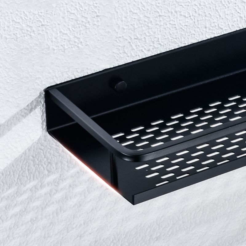 Aan de muur gemonteerde aluminium opbergrek, badkamerplankje zonder stoten, shampoohouder