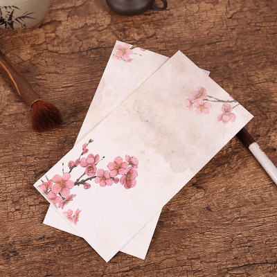 Retro Chinese Style Paper Envelopes Cute Kawaii Flower Paper Letter Envelope For Kids Korean Stationery Office School Supplies: 9