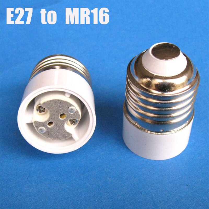 2 Pcs E27 Om MR16 GU5.3 Converter Lamp Socket Adapter Lamp Base Plug Lamphouder
