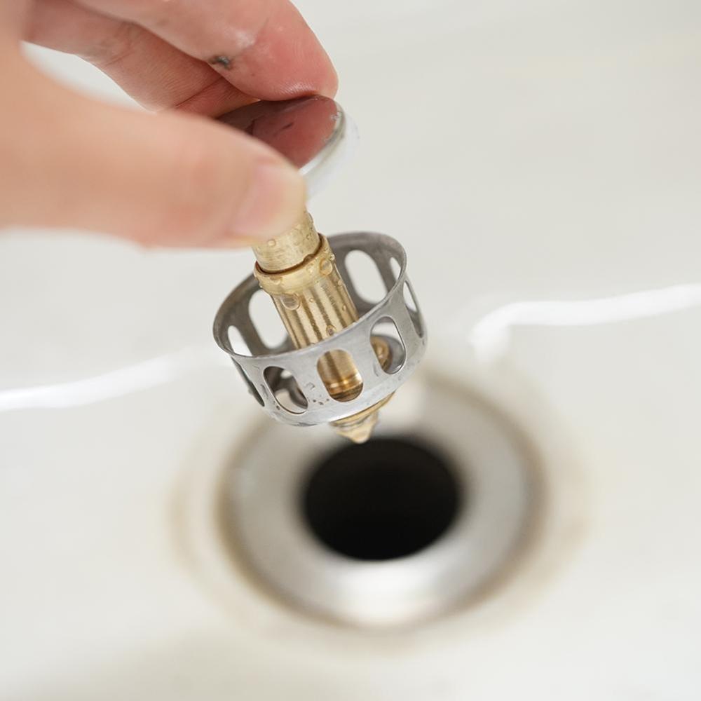 Luxe Sink Up Drain Stopper Wastafel Badkamer Toilet Messing Bad Plug Wastafel Keuken Cap Bounce Core Accessoires W0J9