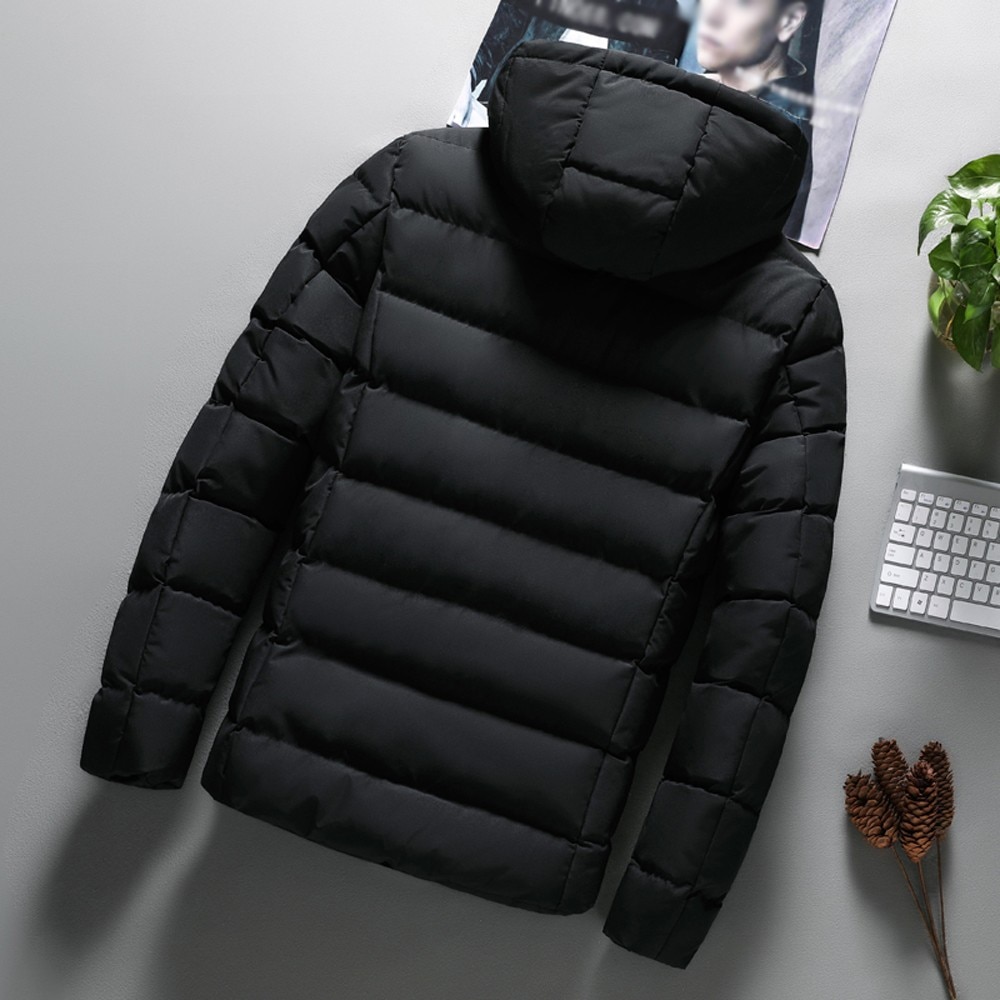 M -4xl miesten takki miesten vaatteet pojat rento lämmin hupullinen talvi vetoketju takki ulkovaatteet takki toppi  h111604