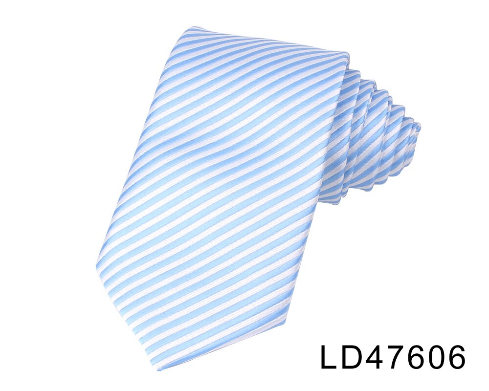 Corbatas delgadas a rayas para hombre y mujer, corbata de trajes informales de Color sólido, corbata para boda, negocios, de novio: LD47606