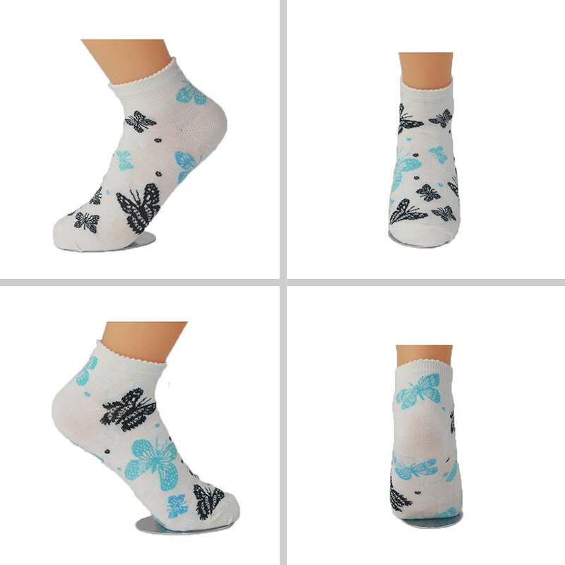 Katoen Leuke Vrouwen Sokken Lente Zomer Compressie Coolmax Slipper Sokken Enkel Korte Kousen Vrouwelijke Boot Sokken