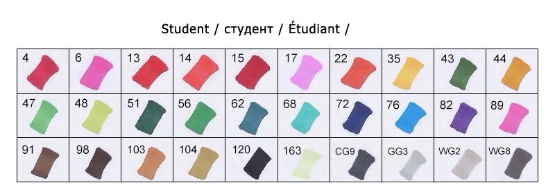 Touchfive Markers 12/24/30/40/60 80/168 Colors For Draw/Sketching/Alcohol/Dual Tip/Marker Sketchbook Artist Supples: 30 Colors Student
