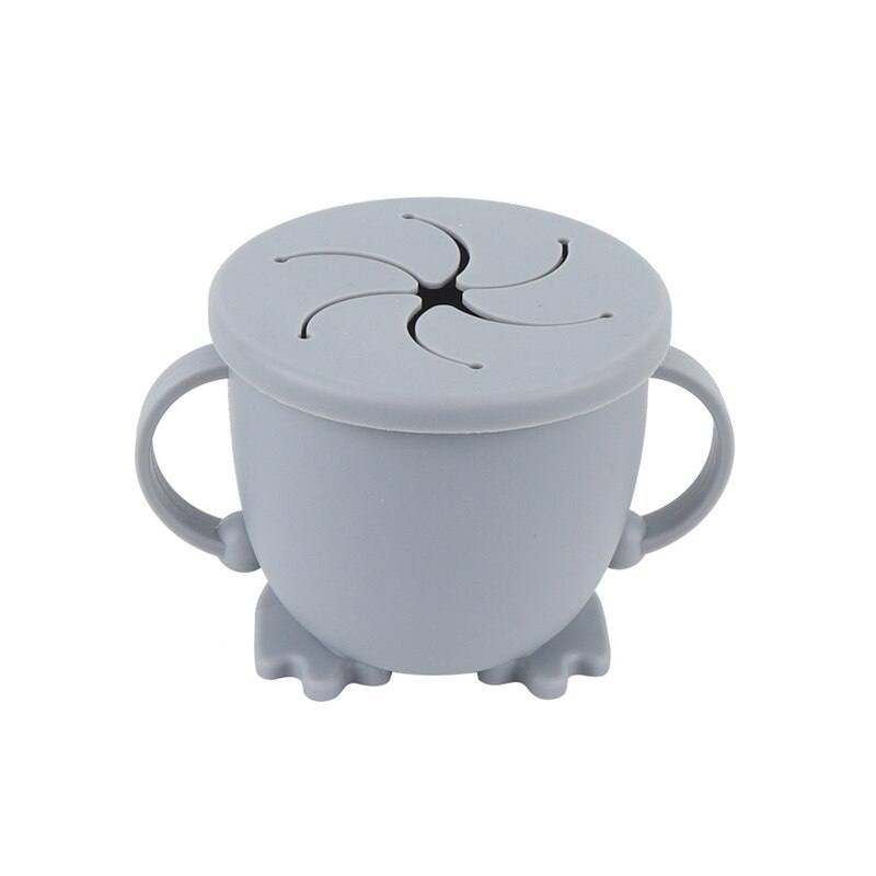 Contenitore per bevande portatile per alimenti in Silicone per bambini: grey