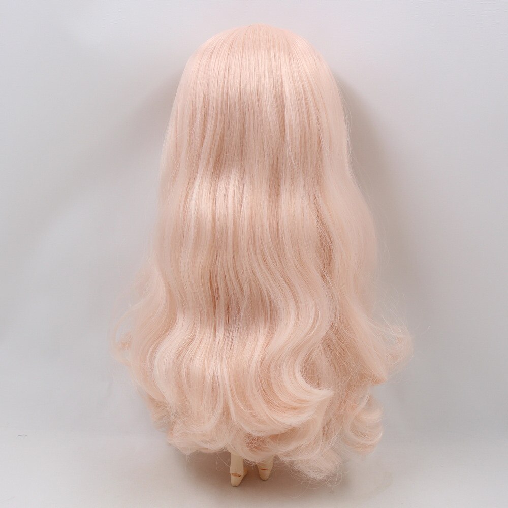Blyth 1/6 Doll Wigs RBL Scalp including the hard endoconch dome with bang/no bangs fringe soft curly hair Series A: BL2352 / with bangs