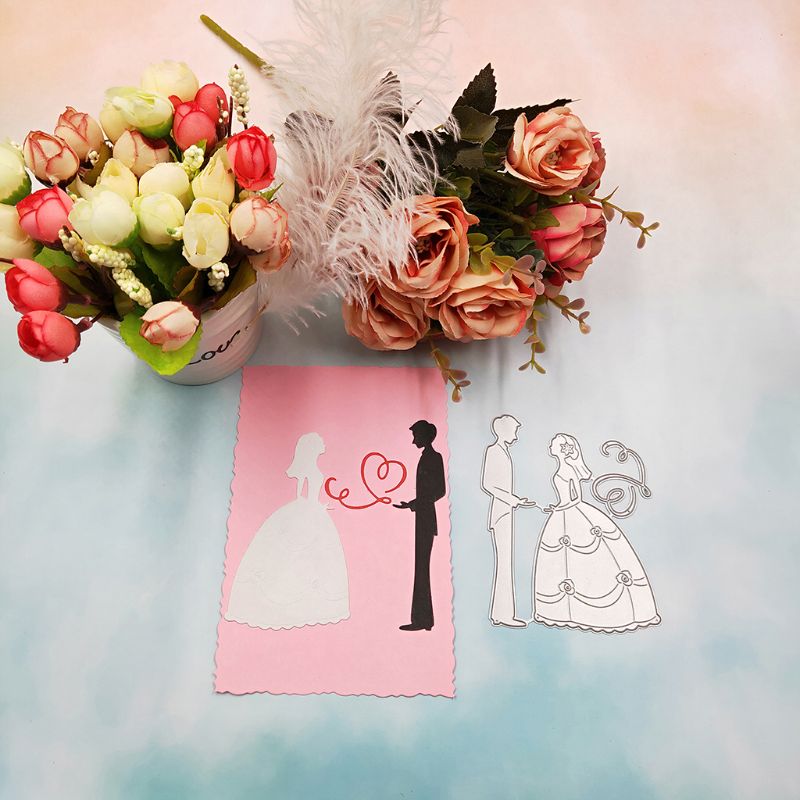 Tafel Pot Metalen Snijden Dies Stencil DIY Scrapbooking Album Papier Kaart Template Mold Embossing Craft Metalen Stansmessen Stencils