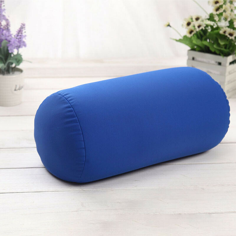 EINE Sechs Verschiedene Feste Farbe 31X17cm Runde Nackenkissen Rolle Erinnerung Schaum Stärken Hals Lenden Unterstützung: F
