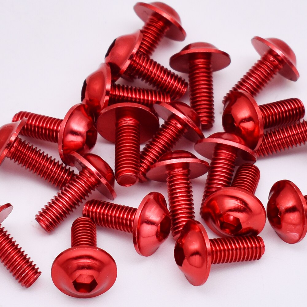 Aluminum Motorcycle Fairing Screws Nuts Kit Moto Body Work Bolts Screw For Yamaha YZF R120 R1 R3 R25 R6 600R FZR 600 MT07 MT09