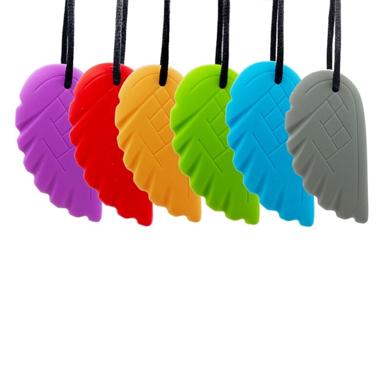 6 Pack Chewing Necklace Autism ADHD Biting Sensory Toy Child Baby Teether Toy: B