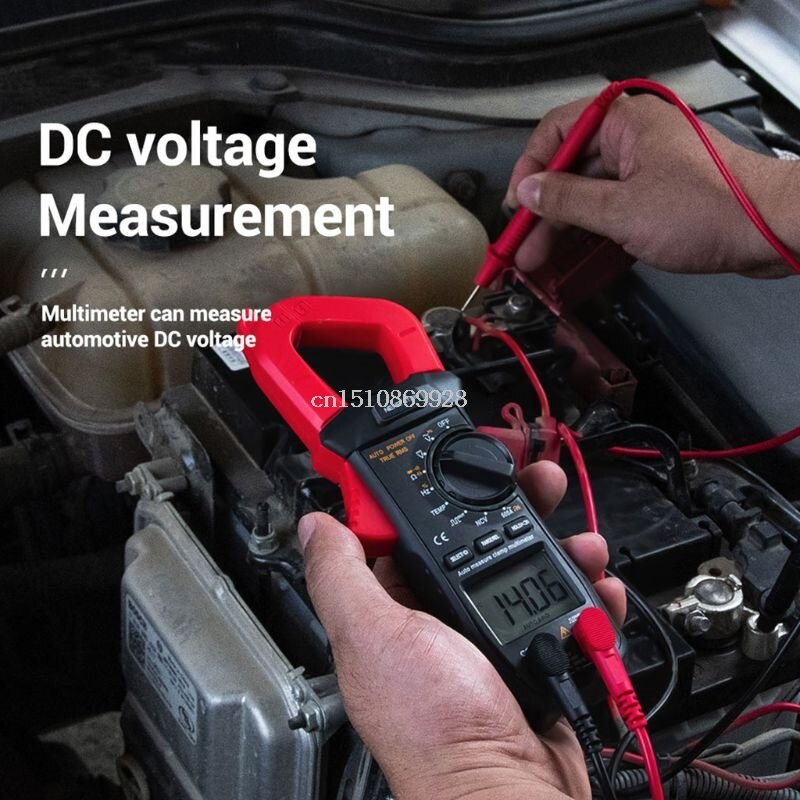 6000 Counts True RMS Clamp Meter Digital Multimeter NCV Square Wave Output Diode