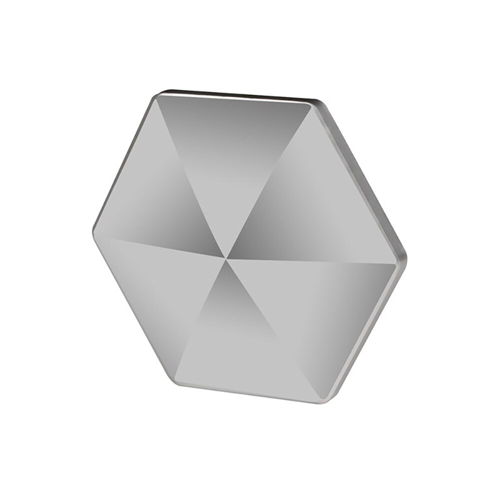 Child Flip Desk Toy Kinetic Skill Toys Anti-Stress Desktop Flip Toy Fingertip Spinner Adult Pocket Stress Relief Toys: silver hexagon