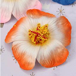100 st 9cm skum frangipane frangipani blomma sinensis blomhuvud konstgjord tropisk hibiskus 16 färger skum blomhuvuden: Orange