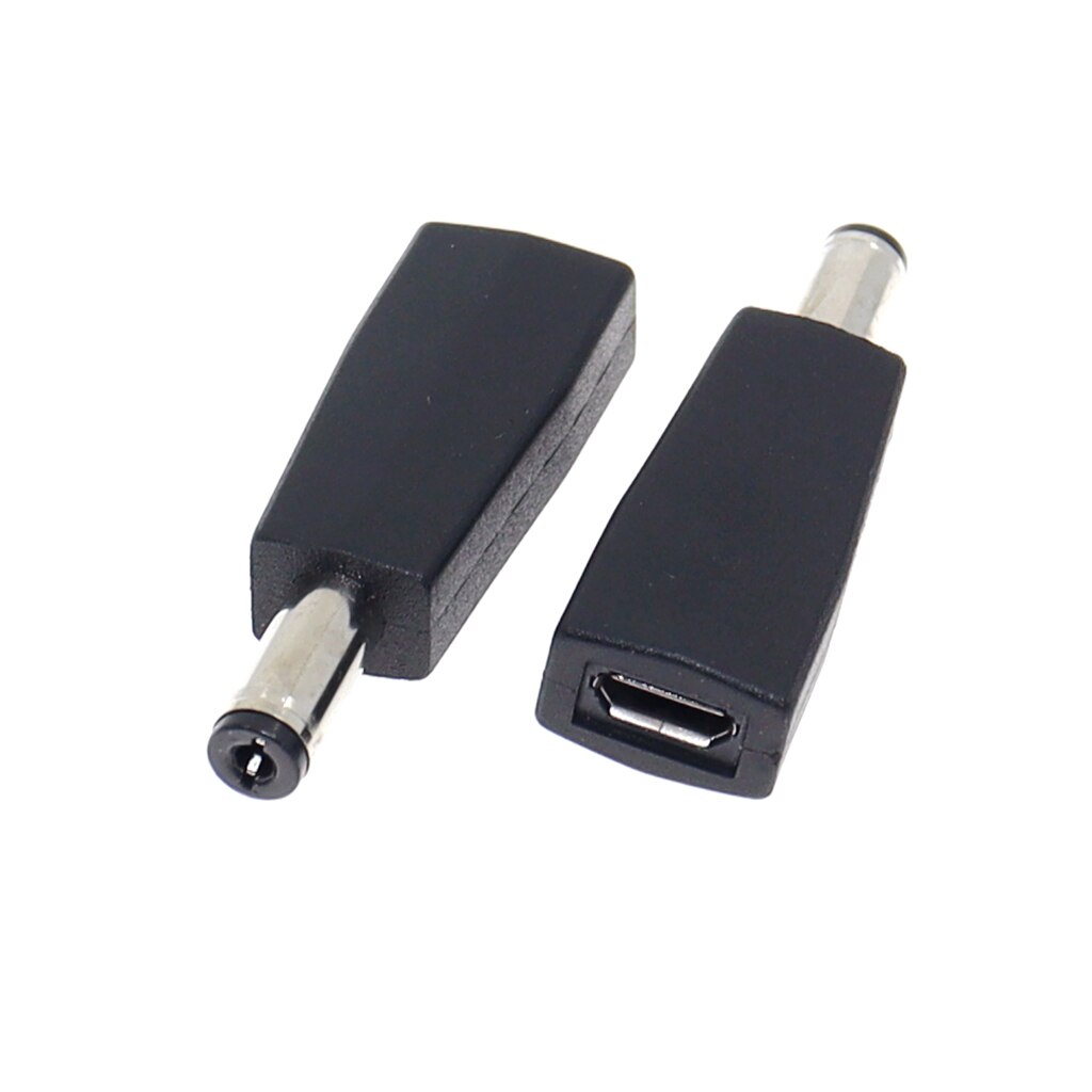 Adaptador de conector de alimentación de 5V para tableta, Micro usb 2,0 hembra a DC 5,5x2,1mm, conector de alimentación macho a DC 5,5x2,1mm
