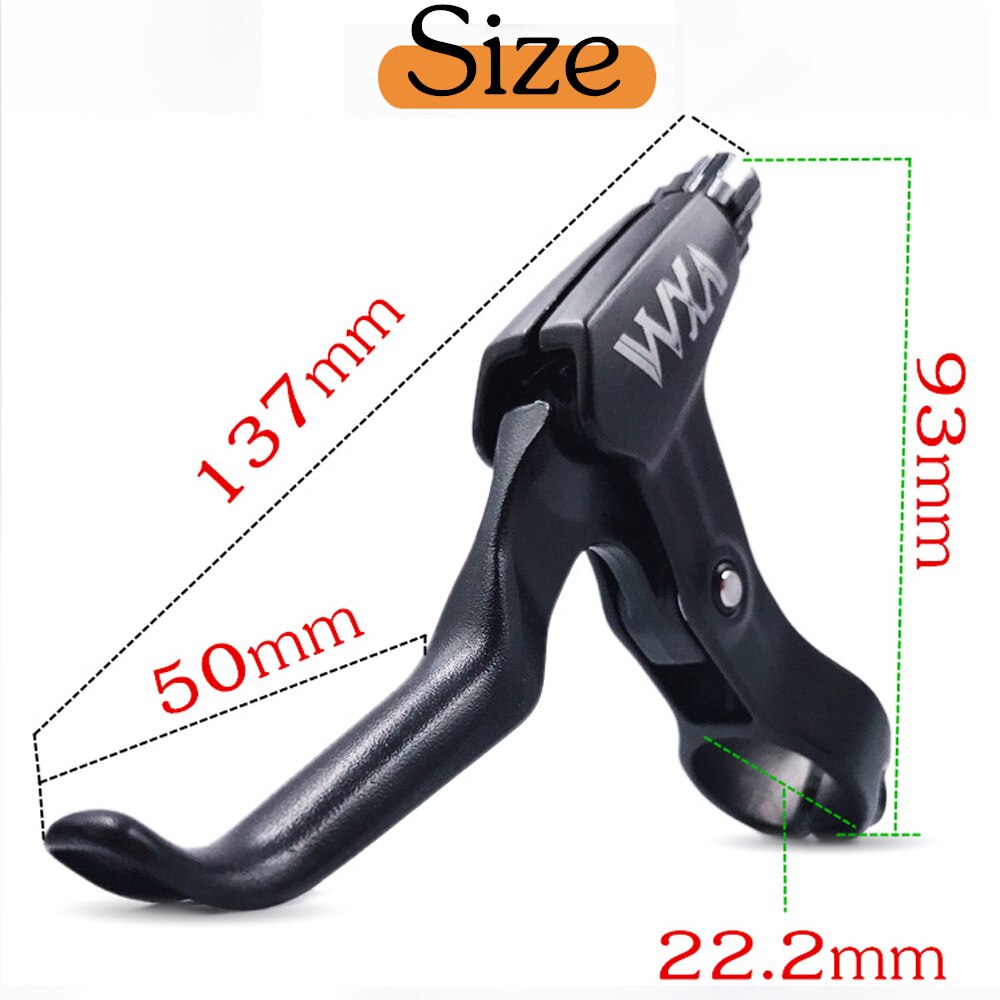 Vxm 1 par aluminium cykelbromsar v bromsspakar broms capliers handtag mountainbike mtb cykel bmx v-broms 2 färger