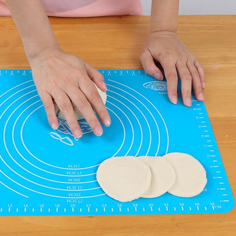 1Pc Silicone Rolling Pastry Boards Bakken Matten Liners Fondant Suiker Ambachtelijke Cake Deeg Snijden Mat Bakken Tools