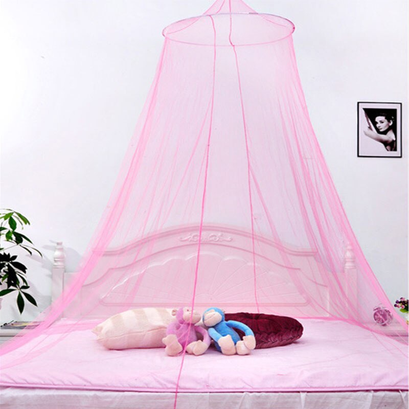 Cúpula pendurado mosquito net tribunal-estilo princesa redonda verão malha gaze tenda decoração para casa 2020 novo
