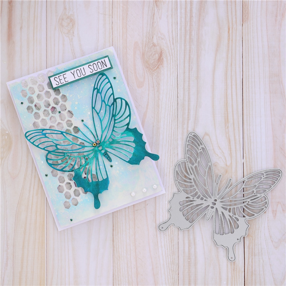 Kokorosa Butterfly Metal Cutting Dies Animal Craft Die Scrapbooking Album Embossing Stencil Card Making Cuts Decor Template