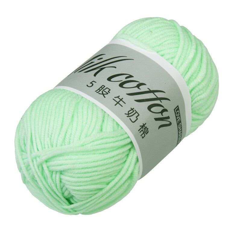 1Pcs 50G Melk Katoenen Garen Comfortabele Wol Gemengd Garen Kleding Naaien Garen Hand Breien Sjaal Hoed Garen Haak breien Garen: 14