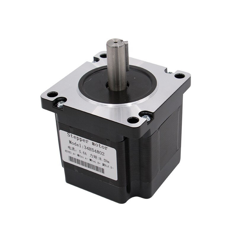Nema 34 100mm 6.5nm 5a nema 34 86mm askelmoottori erittäin tarkka moottori cnc -kaiverruskoneelle ， cnc -työstökone ， leikkaus