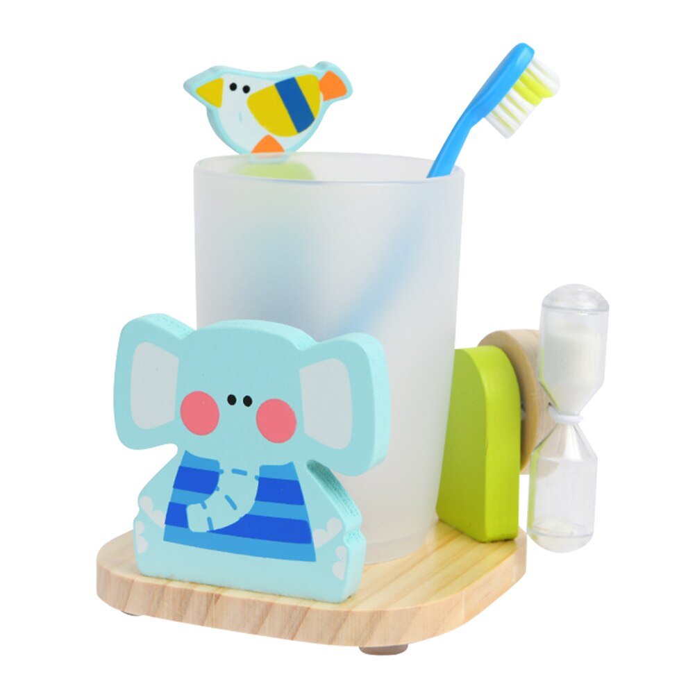 Mignon sablier 3 Minutes minuterie brosse à dents tasse Base apprentissage jouets pour enfants école primaire dents brossage fournitures #38: 2