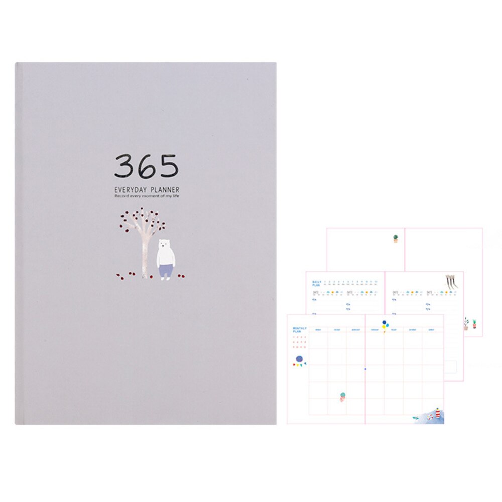 Notebook Happy Weekly Planner Desk Memo Notebooks Monthly Day Planner Organizer Weekly Planner Stationery 256 Sheets: Rose Red