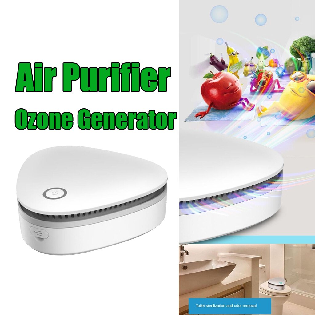 Air Purifier Ozone Generator Odor Removal Scent Elimination for Home Travel