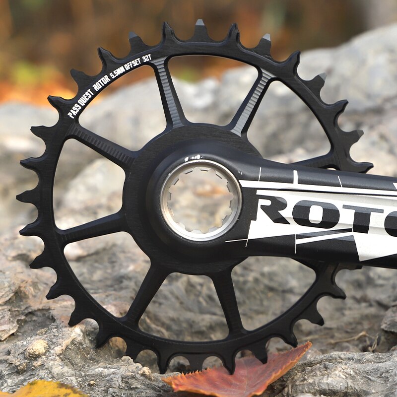 Pass Quest 5.5Mm Offset Kettingblad Crank Rotor Speciale Kettingblad Positieve En Negatieve Tanden Kan Niet Chain Eagle