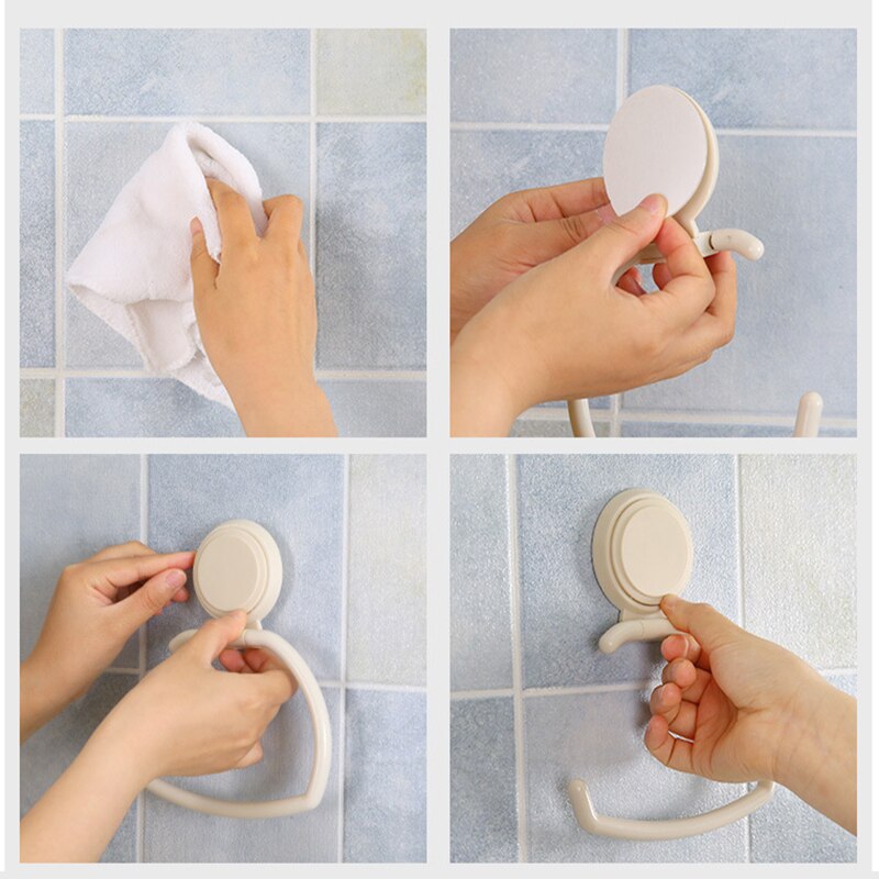 Zuignap Handdoek Houder Toiletpapier Tissue Houder Magie Handdoekenrek Voor Badkamer Keuken Handdoek Hanger Haak Handdoeken Bar Organizer