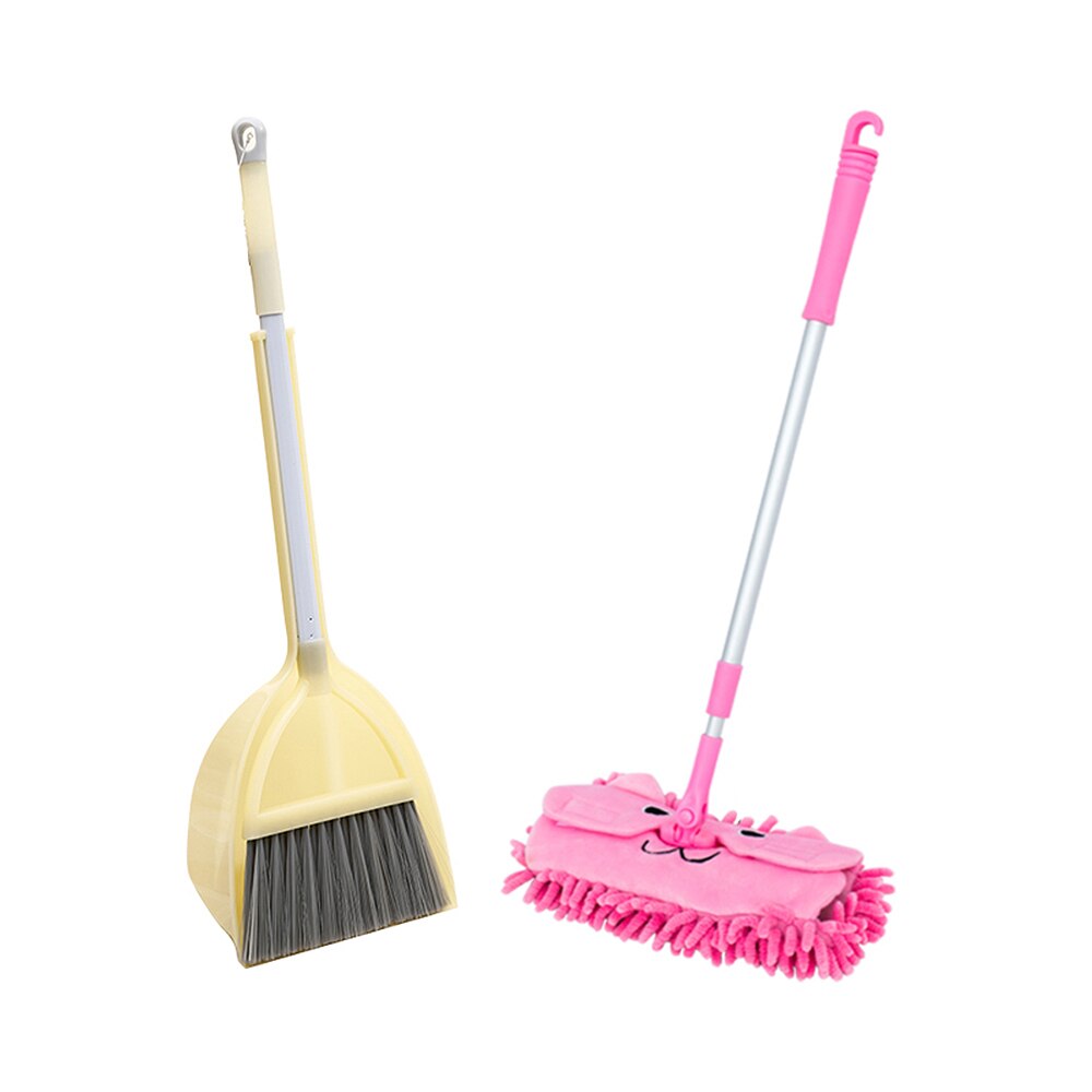 MrY Kitchen Broom Toys Children Pretend Play Toy Mops Floor Cleaning Pretend Play Cleaning Toy Set Miniature Utensils Toys Mops: A11