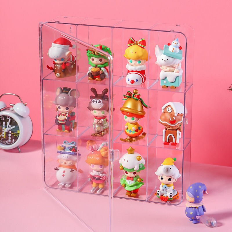 Blind Box Storage Display Stand Large Capacity Full Transparent Large Hand Office Cabinet Acrylic Bubble Doll Storage Box