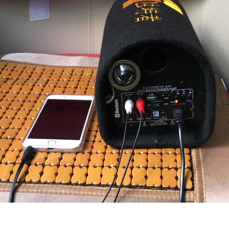 5 tuuman 12 v 24v 110v 220v auton aktiivinen subwoofer bluetooth radio kotitietokone mainostaa kaiuttimien bassoa