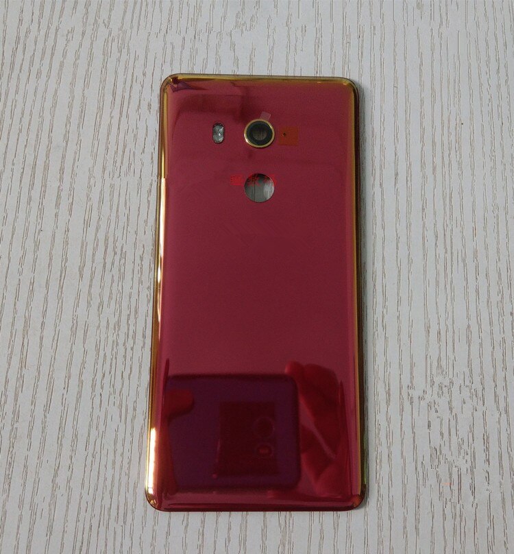 U11Eyes Back Cover For HTC U11 Eyes 6 inch Original Housing Glass Rear Door Repair Replacement Battery Case: Red
