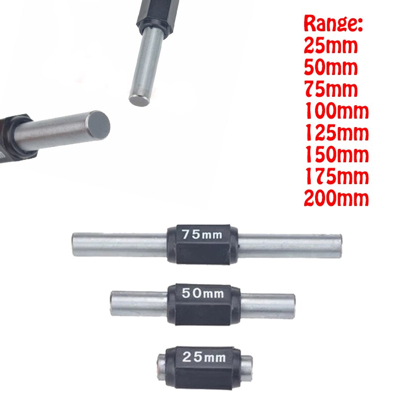 25mm 50mm 75mm 100mm 125mm 200mm Caliper Micrometer Inner Diameter Outer Diameter Calibration Block Rod Bar Gauge Bar Ring Gauge