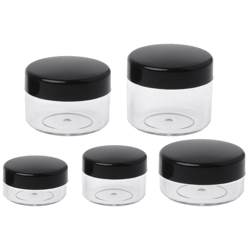 Makeup Jar Mini Sample Bottle Travel Cosmetic Pot Face Cream Container Nail Box 425D