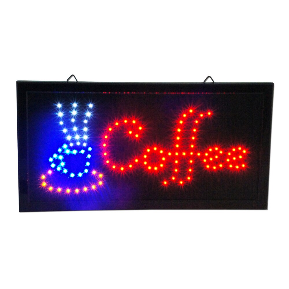 Helder Animated LED Caffee Open Signs 19 "x 10" Display Licht Neon