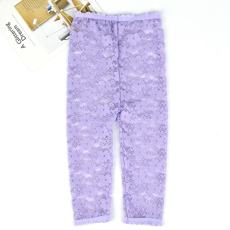 Nyfødt baby pige blonde leggings børn børn bomuld strikket strømpebukser stretch bukser sommer prinsesse