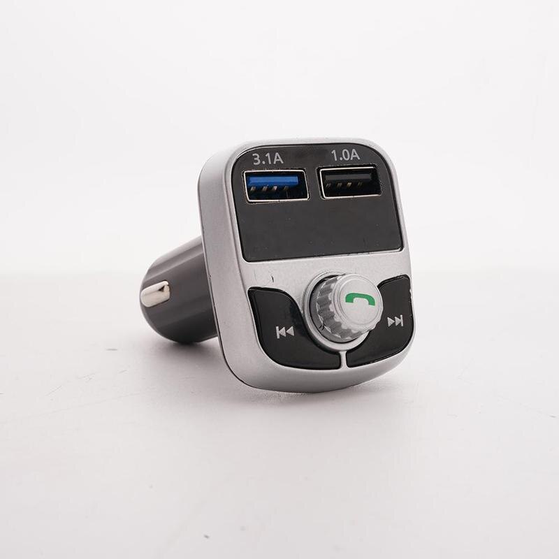Bluetooth FM Transmitter Aux Modulator Handsfree Calling Car Car USB Charger Audio Dual MP3 Car Player Kit N4R0 Bluetooth H7O8