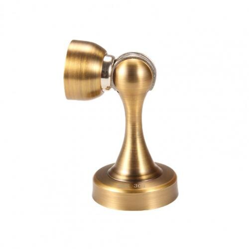 Magnetische Deur Stopt Rvs Deurstopper Verborgen Deur Houders Catch Floor Nail Huis Deurstoppers Deurstopper Hardware: Yellow Bronze