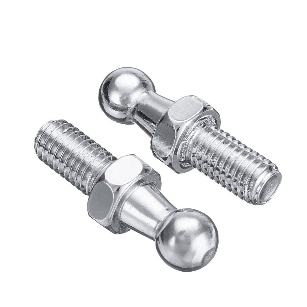 2 Pcs Ball Stud Bolt M6/ For Gas Strut Struts Ball Ended Bolt Bonnet Fastener Vehicle Accessory Replacement