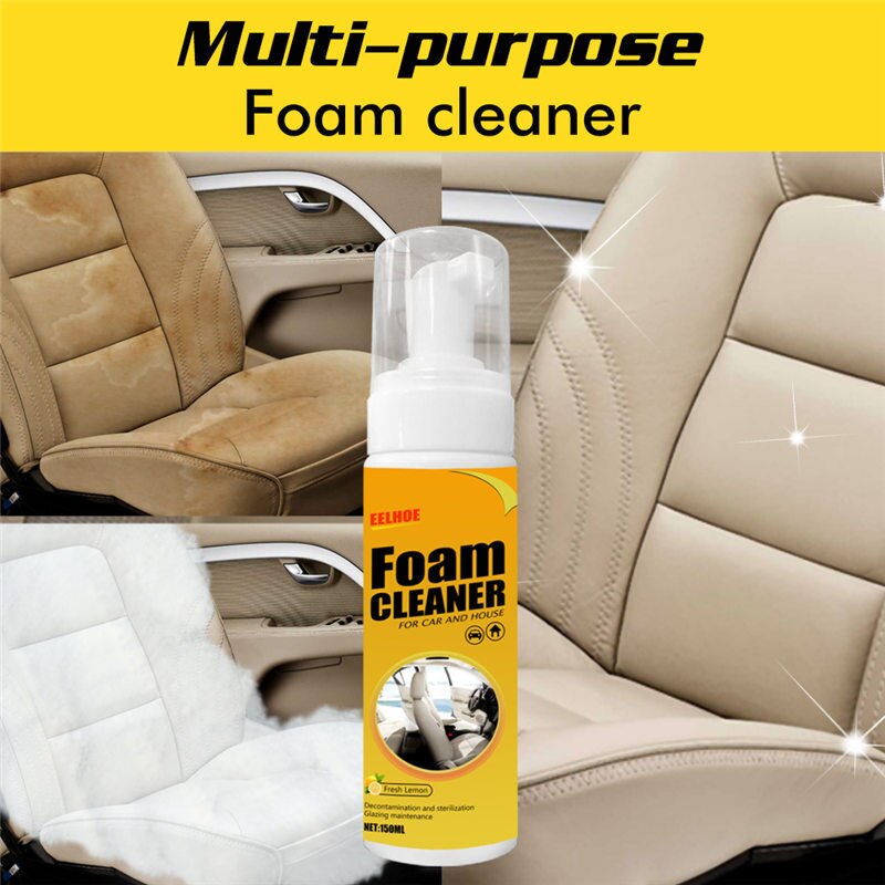 100ml Foam Cleaner Rust Remover Multi-purpose Car Seat House Sofa Clean Tools For Auto Interior Detailing Care Accessories U3