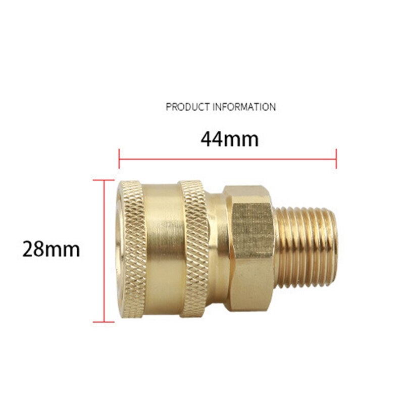 4 3/8 Inchnpt Quick Release Connector Gewrichten Voor Hogedrukreiniger Slangen En Slangen