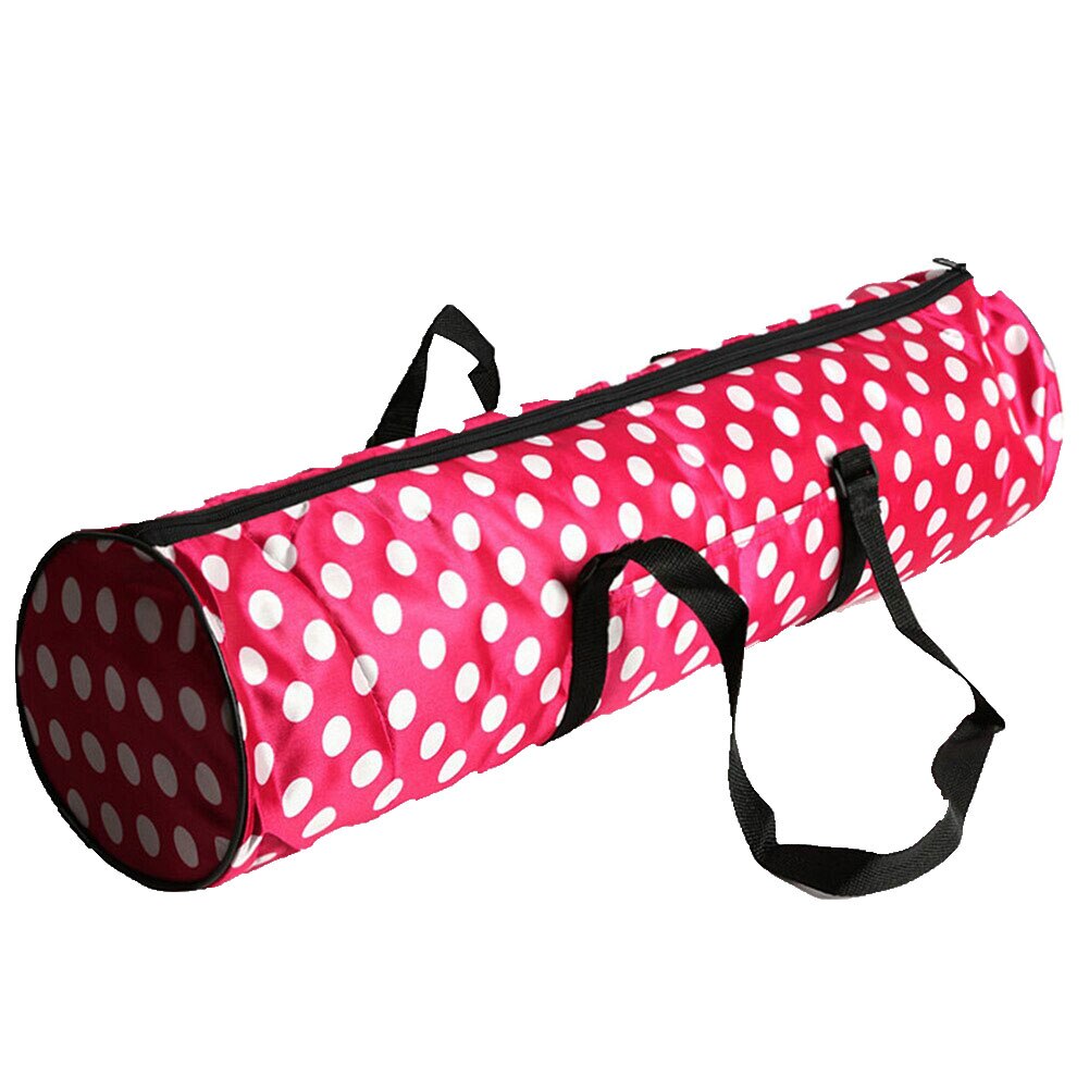 Stijlvolle Dot Draagbare Gym Fitness Yoga Mat Waterdichte Carry Pouch Schoudertas Macuto Viaje Mujer Сумка Женская: Rood